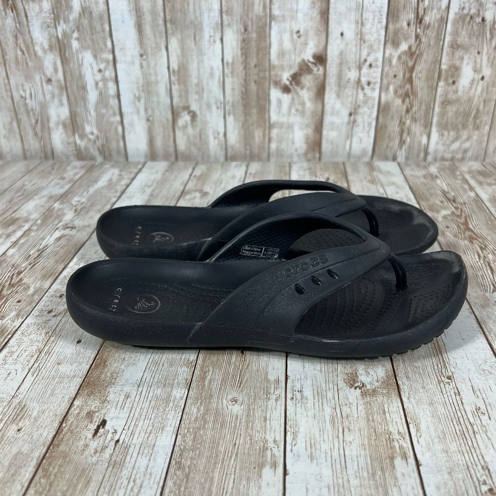 Crocs flip‎ flops Womens 9